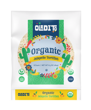 Load image into Gallery viewer, Organic Jalapeño Tortillas

