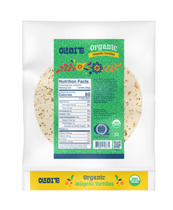 Organic Jalapeño Tortillas