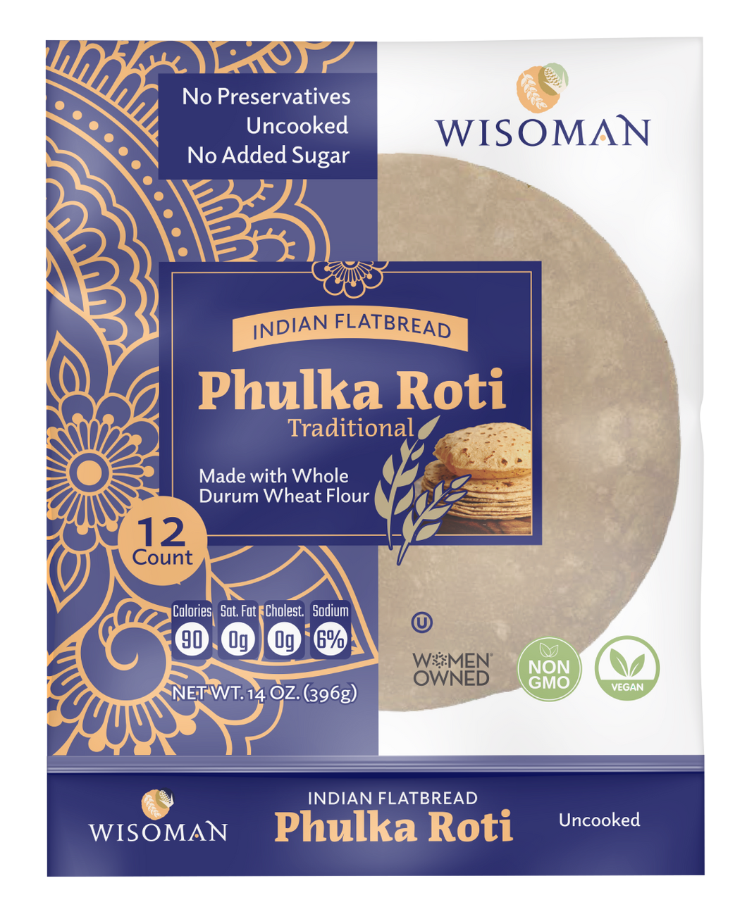 Traditional Phulka Roti