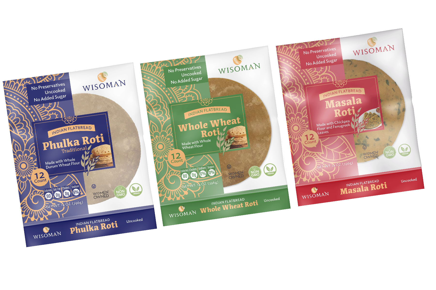 Variety Pack | Roti | Whole Wheat | Methi | Durum | Chapati | Masala ...